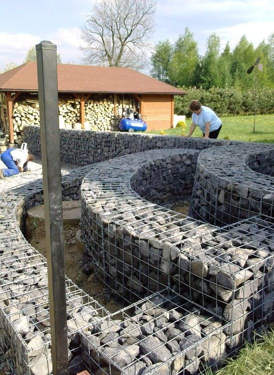 Best ideas about Gabion Wall DIY
. Save or Pin curved gabion wall construction Now.