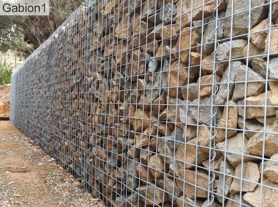 Best ideas about Gabion Wall DIY
. Save or Pin gabion wall close up showing the helical connection system Now.