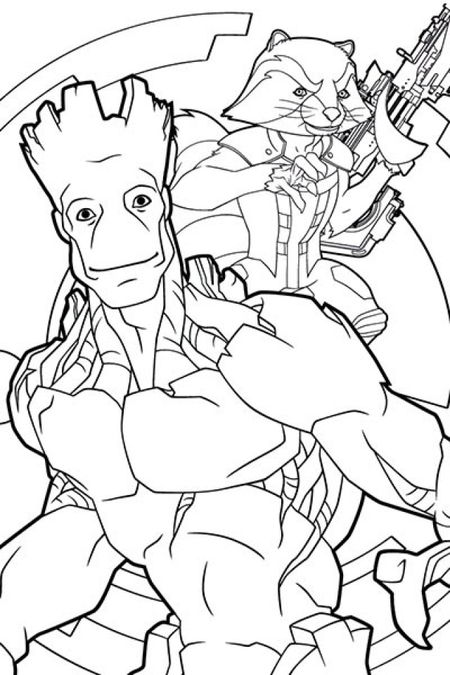 Galaxy Coloring Pages
 Get This Guardians of the Galaxy All Characters Coloring