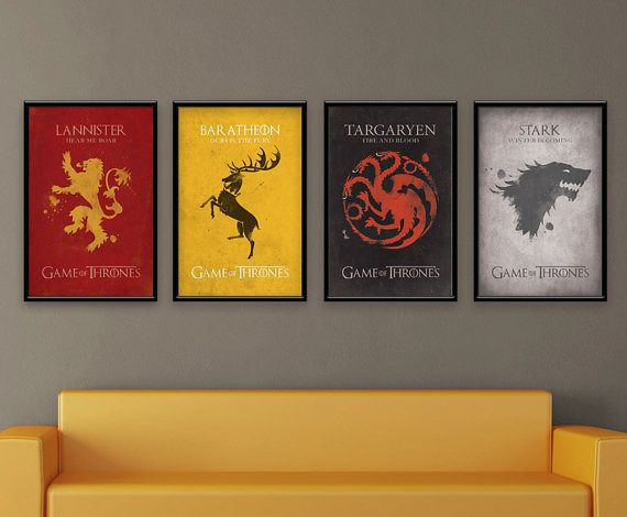 Best ideas about Game Of Thrones Wall Art
. Save or Pin 24 Game of Thrones Prints to Decorate Your Wall Now.