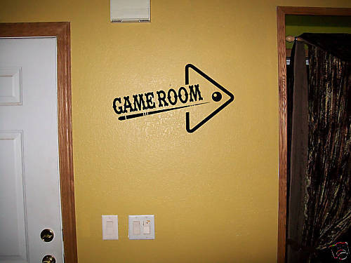 Best ideas about Game Room Wall Decor
. Save or Pin Game Room Wall Decor Pool Table Vinyl Sticker Decal Now.