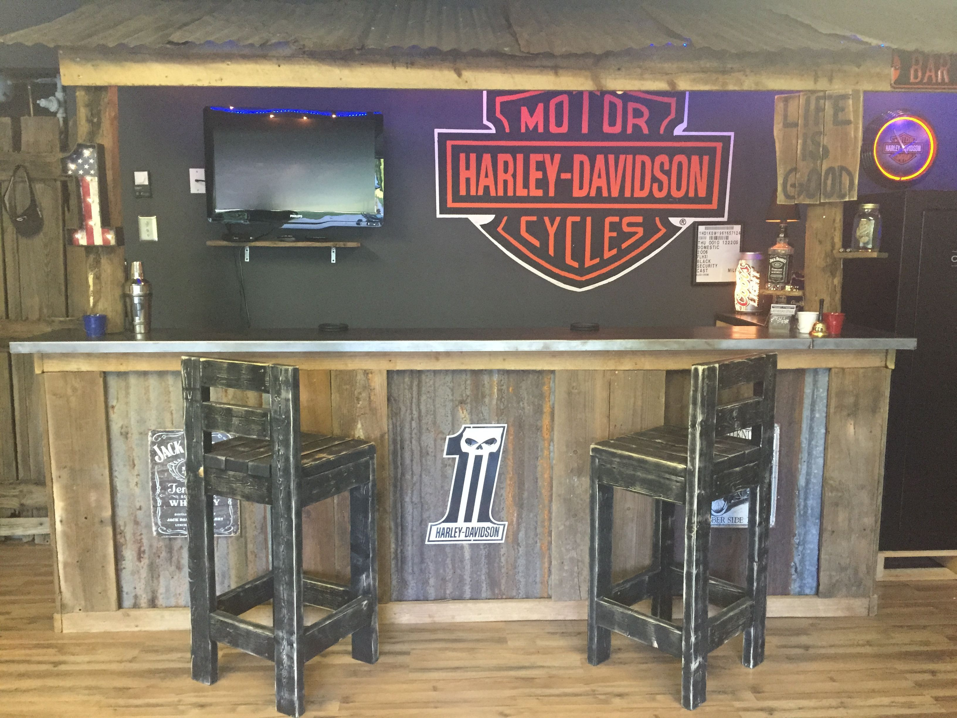 Best ideas about Garage Bar Ideas
. Save or Pin Garage Bar Man Cave Basement Bars Rustic Bar Harley Now.