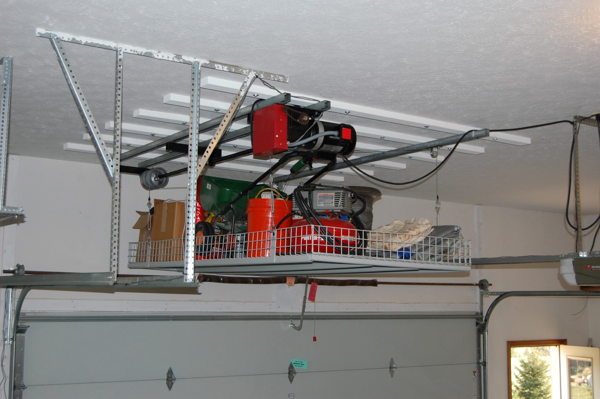 Best ideas about Garage Ceiling Storage Lift
. Save or Pin Diy Overhead Garage Storage Lift DIY Unixcode Diy Garage Now.