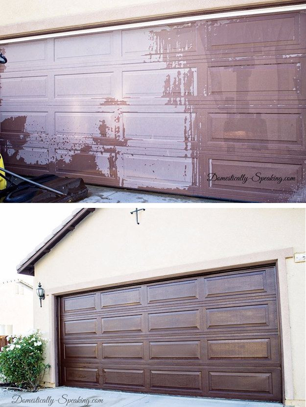 Best ideas about Garage Door Makeover Ideas . Save or Pin 40 Home Improvement Ideas for Those A Serious Bud Now.