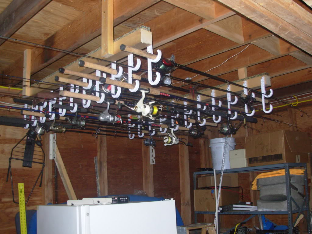 Best ideas about Garage Fishing Rod Storage
. Save or Pin Garage Indoor Rod Storage Ideas The Hull Truth Boating Now.