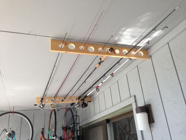 Best ideas about Garage Fishing Rod Storage
. Save or Pin DIY Crafts for Fishing Enthusiasts Now.