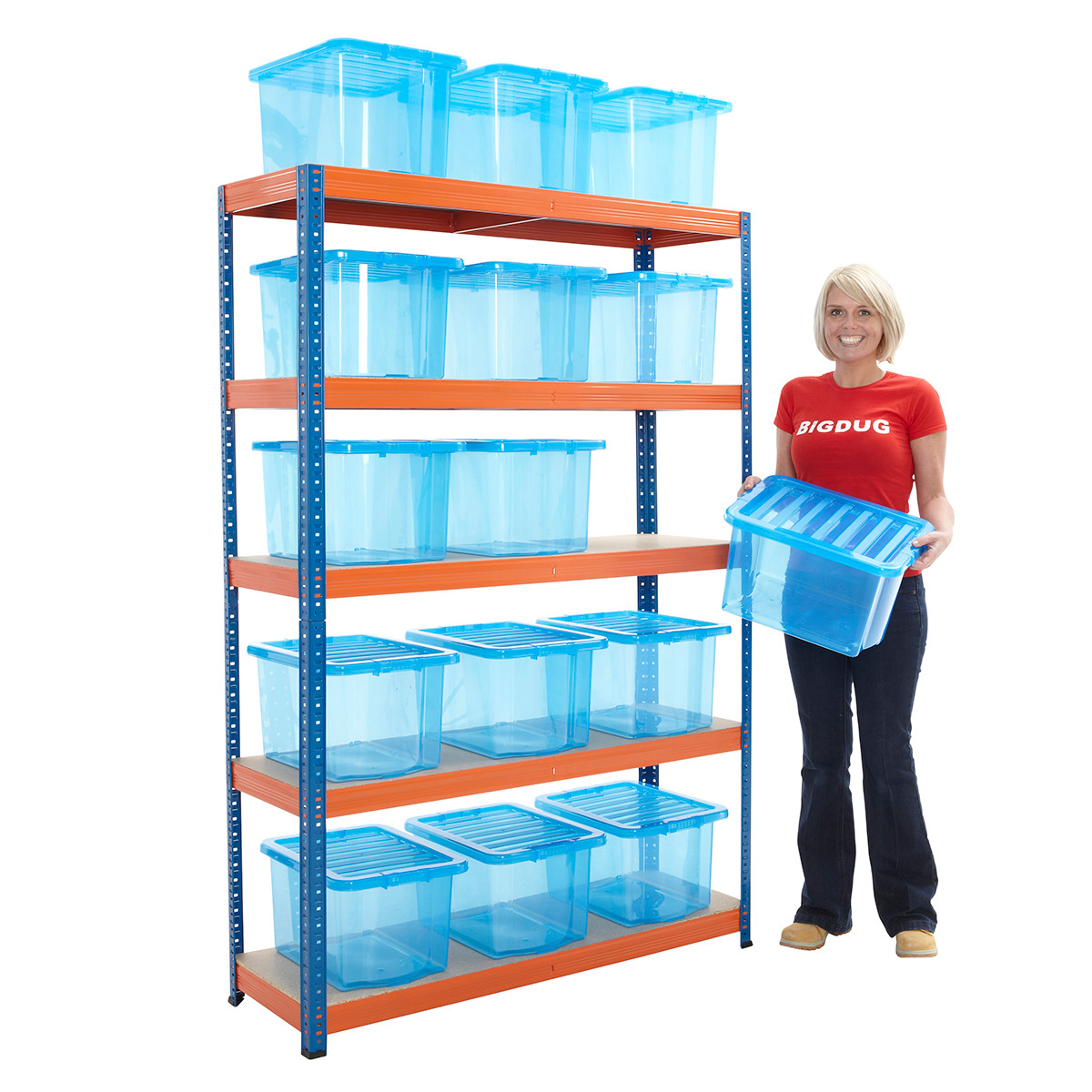 Best ideas about Garage Storage Boxes
. Save or Pin Boltless Garage Shelving Racking With 15 Storage Boxes Now.