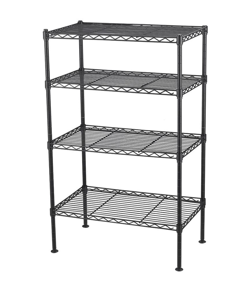 Best ideas about Garage Storage Shelves Home Depot
. Save or Pin 4 Tier Wire Shelving Rack Metal Shelf Adjustable Unit Now.