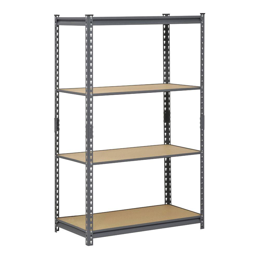 Best ideas about Garage Storage Shelves Home Depot
. Save or Pin Edsal 60 in H x 36 in W x 18 in D 4 Shelf Steel Now.