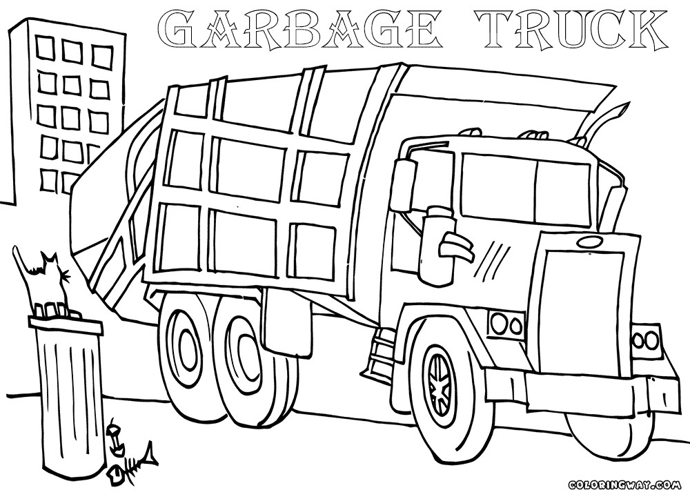 Garbage Truck Printable Coloring Pages
 Garbage Truck Coloring Pages Coloring Home