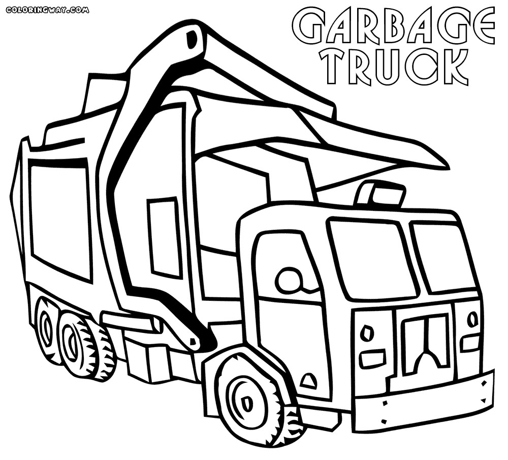 Garbage Truck Printable Coloring Pages
 Garbage Truck Coloring Pages Coloring Home