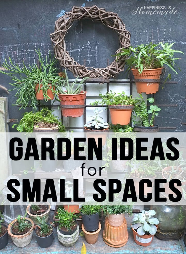 Best ideas about Garden Ideas For Small Spaces
. Save or Pin 20 Garden Ideas for Small Spaces Happiness is Homemade Now.