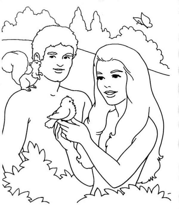 Garden Of Eden Coloring Pages
 Garden of Eden is Trees of the Garden Coloring Page NetArt