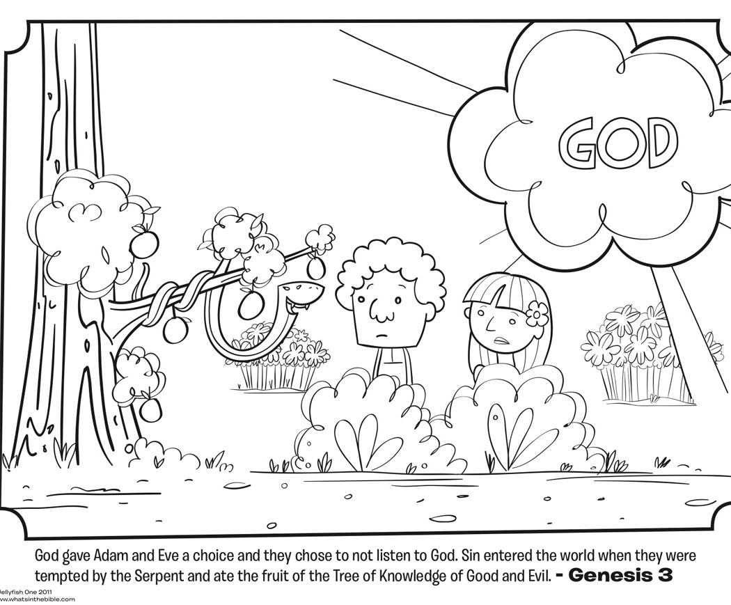 Garden Of Eden Coloring Pages
 The Wordless Color Story Lesson 2
