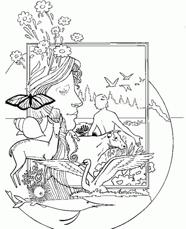 Garden Of Eden Coloring Pages
 The gallery for Adam And Eve In The Garden Eden