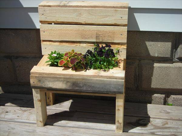 Best ideas about Garden Planter Bench
. Save or Pin Pallet Wood Garden Bench Planter Now.