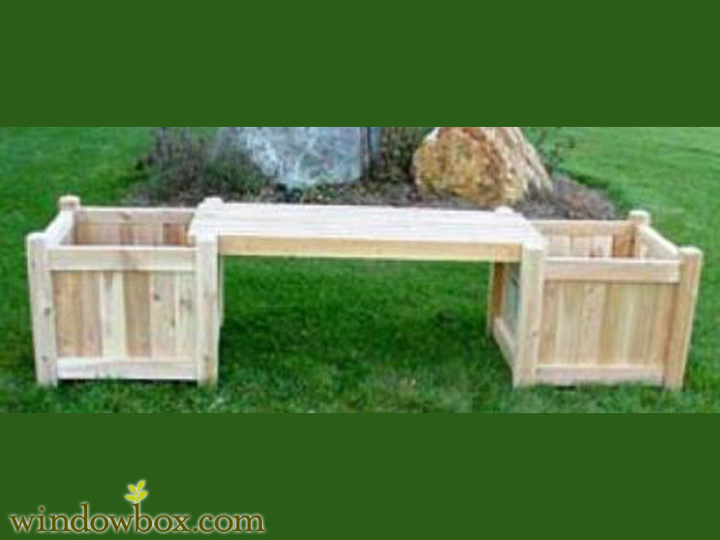 Best ideas about Garden Planter Bench
. Save or Pin Cedar Garden Benches Outdoor Planters Seating Windowbox Now.