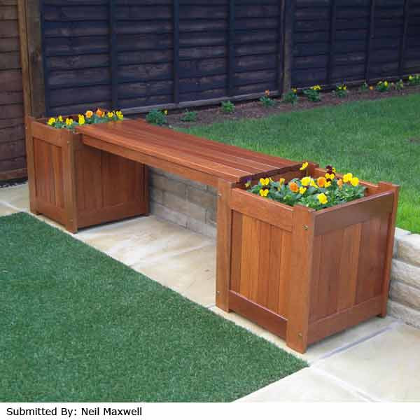 Best ideas about Garden Planter Bench
. Save or Pin Greenfingers Planter Box Garden Bench on Sale Now.