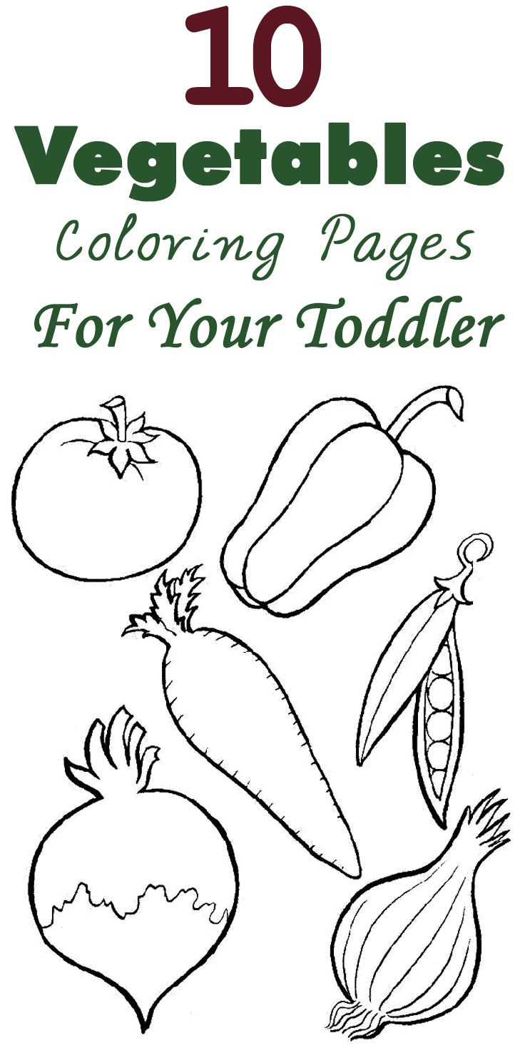 Garden Week Preschool Coloring Sheets
 Top 10 Free Printable Ve ables Coloring Pages line