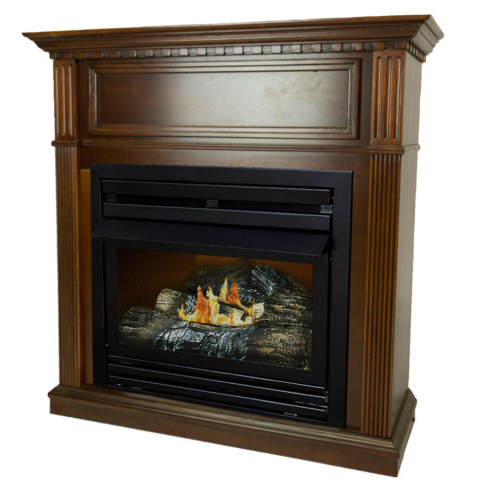 Best ideas about Gas Fireplace Ventless
. Save or Pin Pleasant Hearth 27 500 BTU 42 in Convertible Ventless Now.