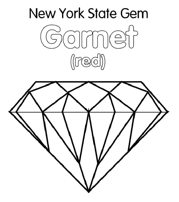 Gem Coloring Pages
 Gem Free Colouring Pages