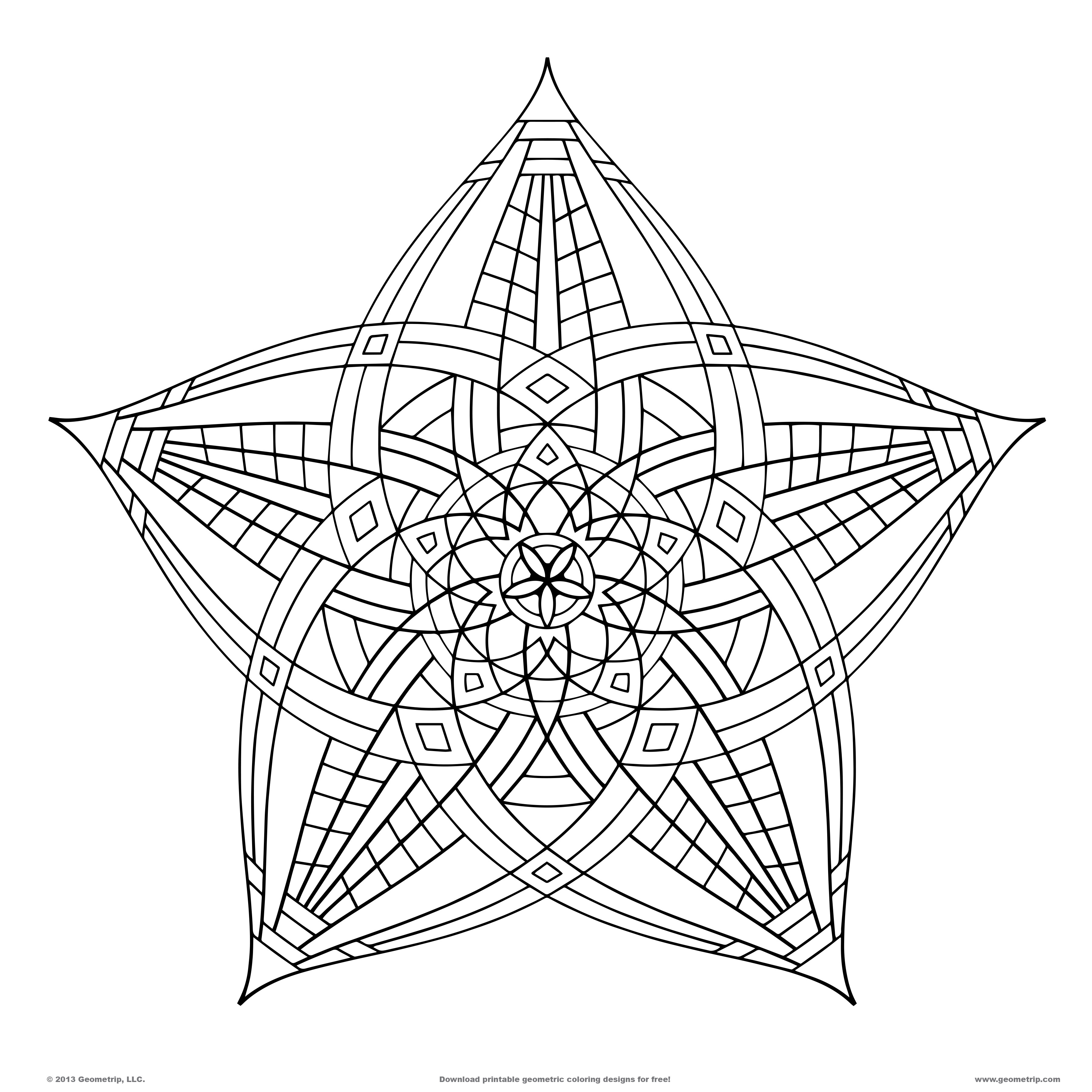 Best ideas about Geometric Coloring Pages For Adults
. Save or Pin Geometric Design Coloring Pages Bestofcoloring Now.