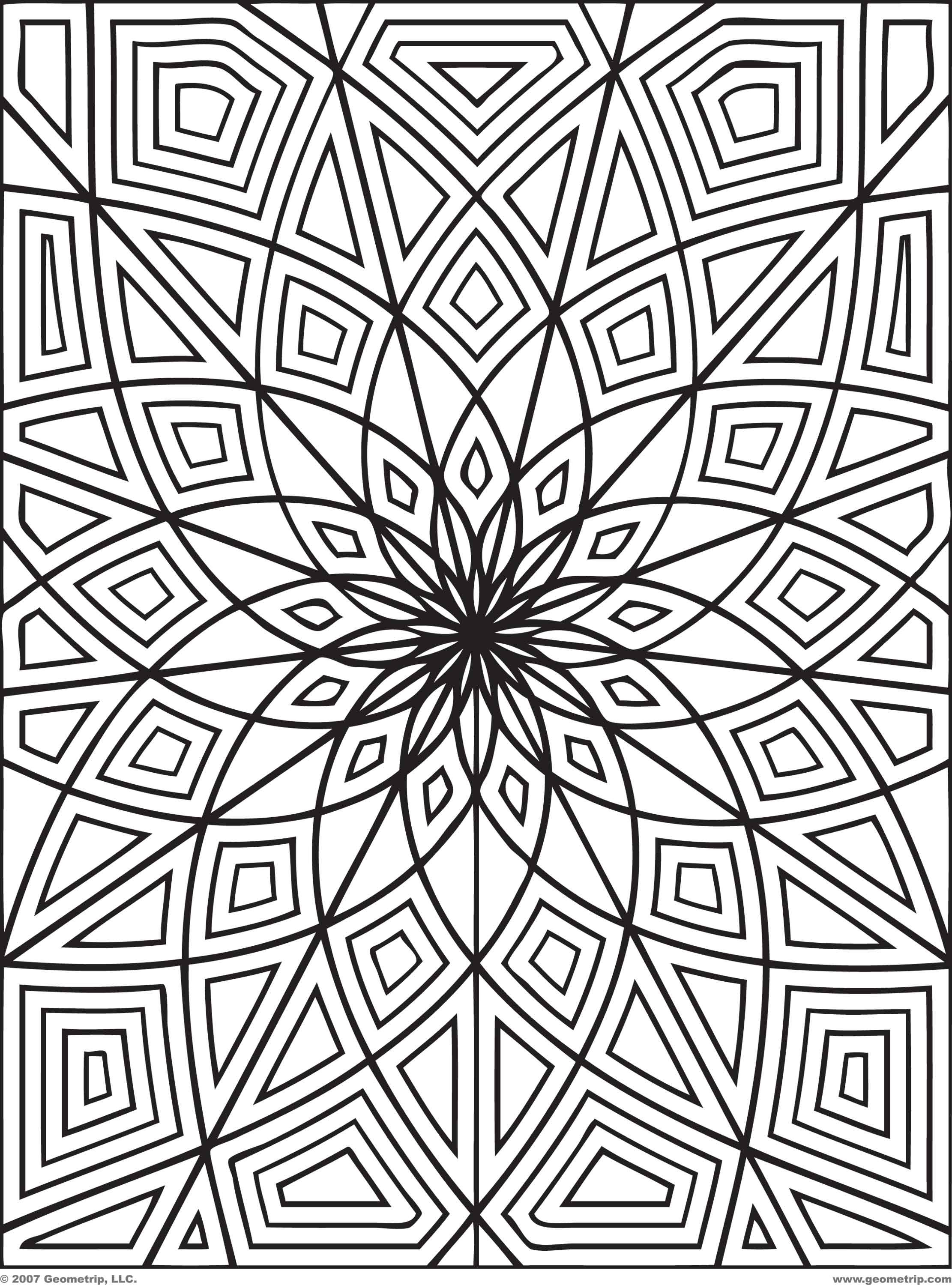 Best ideas about Geometric Coloring Pages For Adults
. Save or Pin free printable coloring pages geometric 2015 Now.