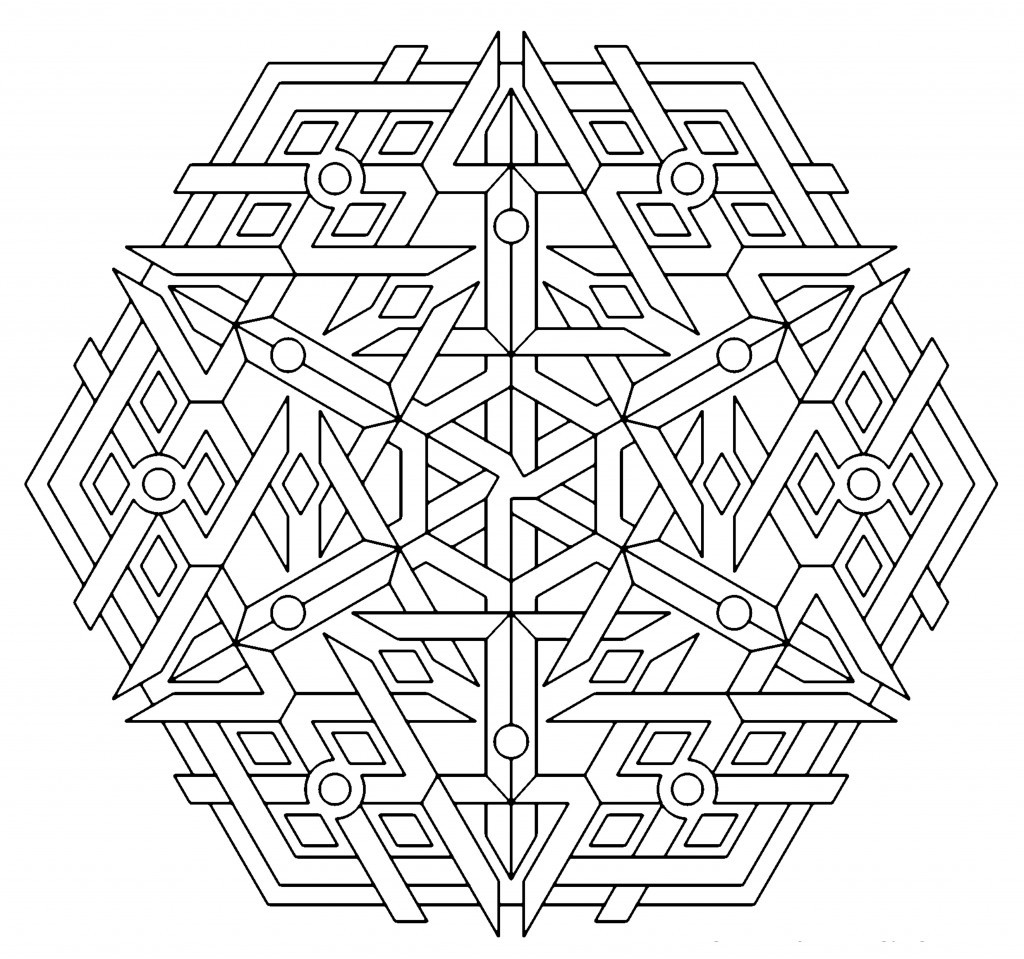 Geometrical Coloring Book
 Free Printable Geometric Coloring Pages For Kids