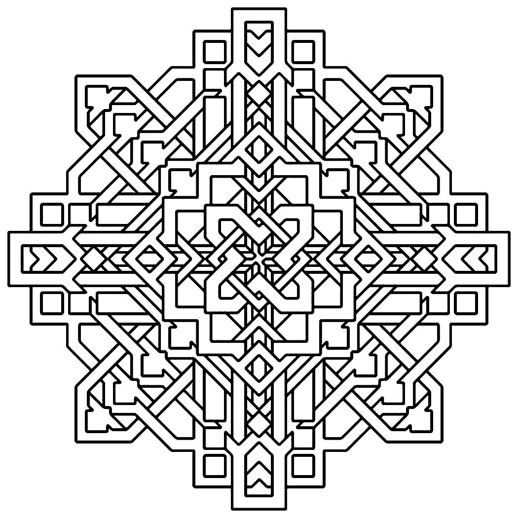 Geometrical Coloring Book
 Free Printable Geometric Coloring Pages For Kids