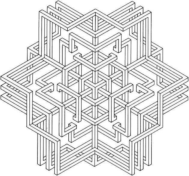 Geometrical Coloring Book
 Free Printable Geometric Coloring Pages for Adults