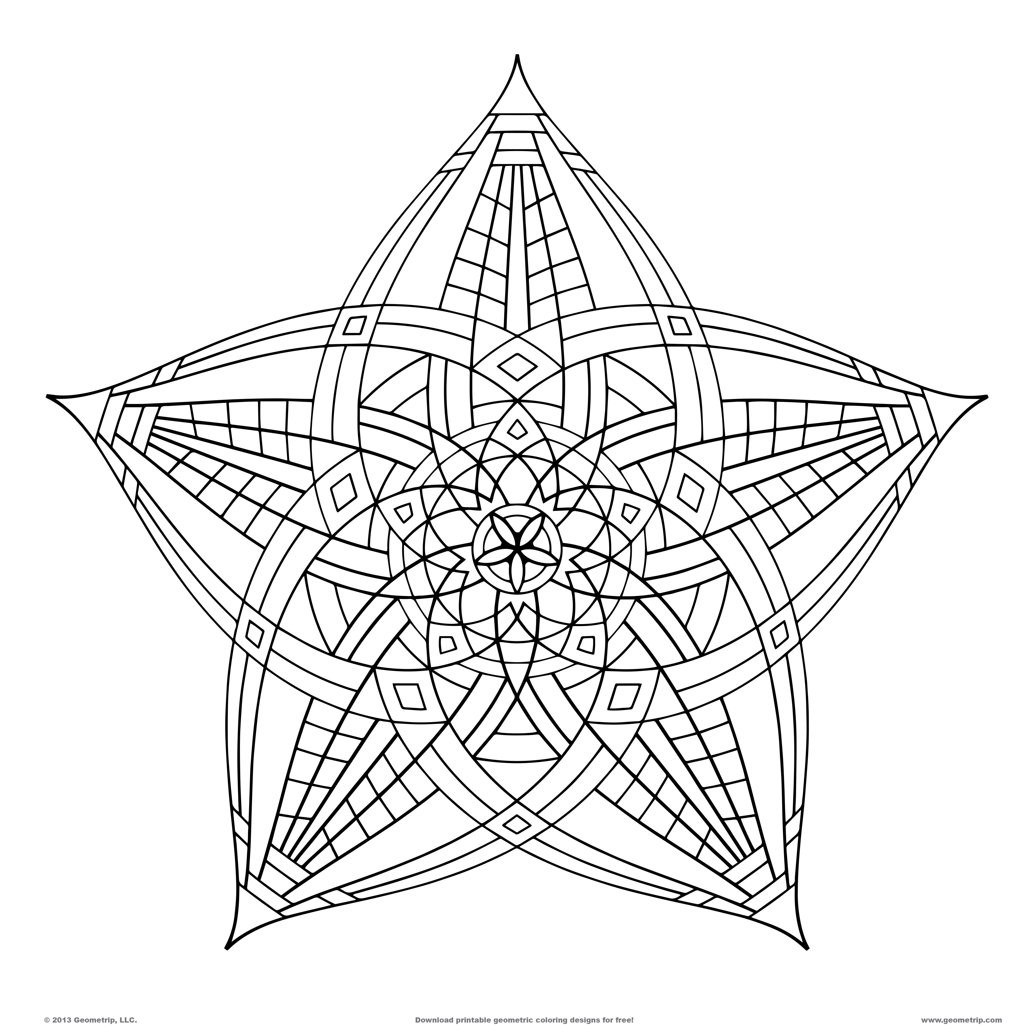 Geometrical Coloring Book
 Geometric Design Coloring Pages Bestofcoloring