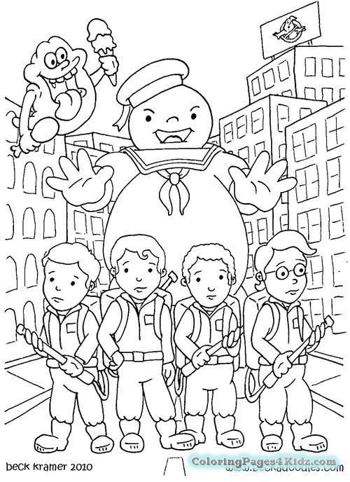 Ghostbuster Coloring Pages
 Ghostbusters Printables Coloring Pages