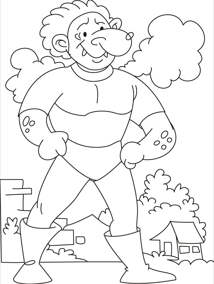 Giant Coloring Books For Toddlers
 e test your strength says the tarzan giant coloring