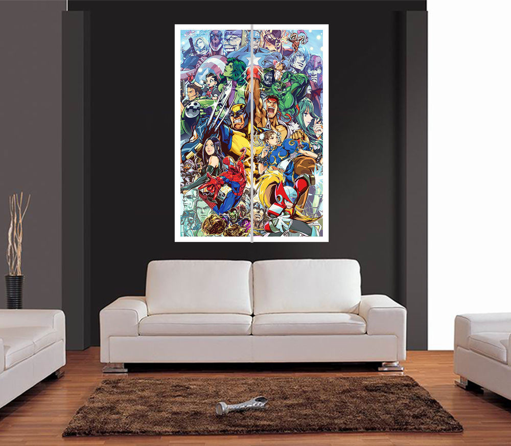 Best ideas about Giants Wall Art . Save or Pin MARVEL SUPER HEROES CARTOON STYLE Giant Wall Art Print Now.