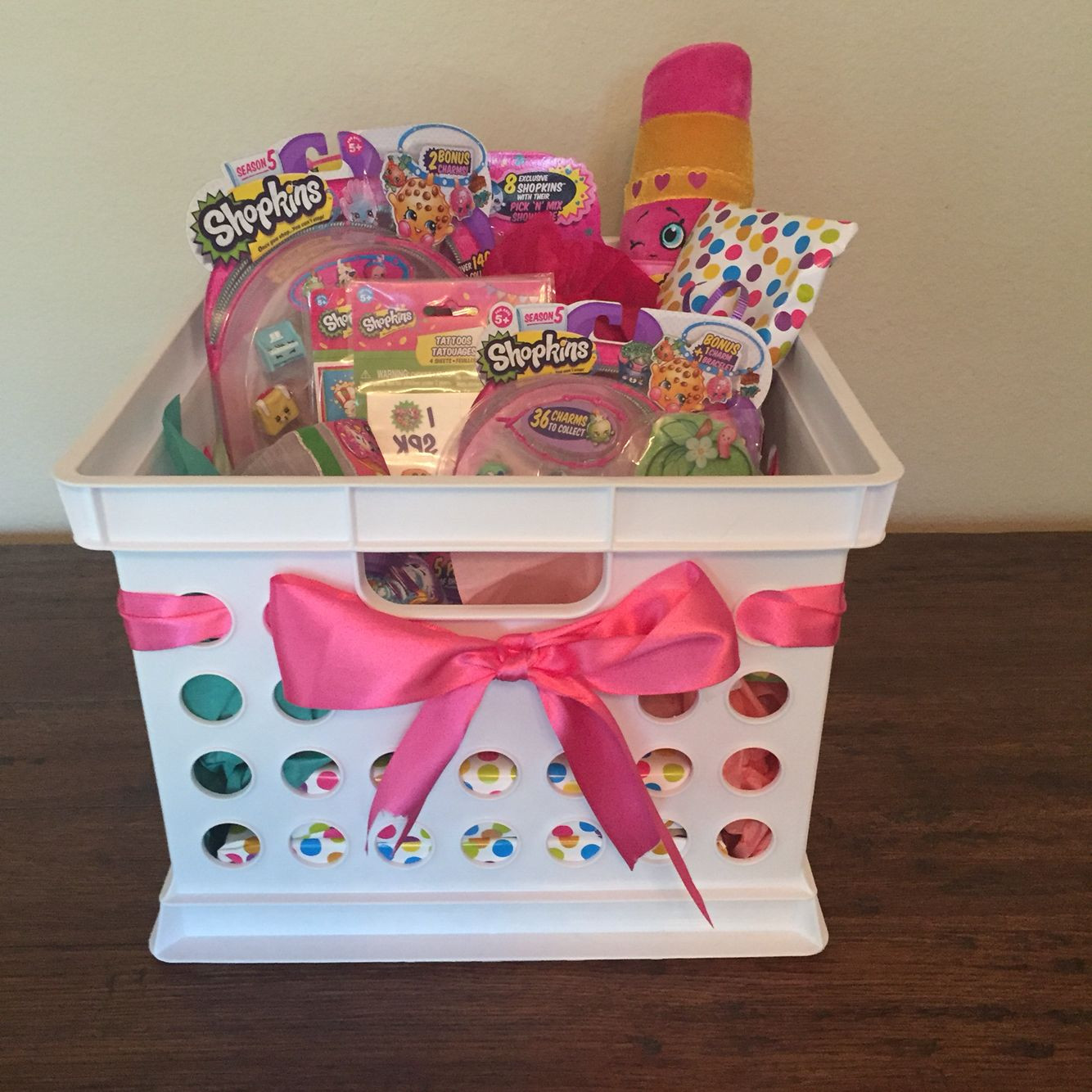 Gift Basket Ideas For Kids
 Shopkins Gift Basket DIY