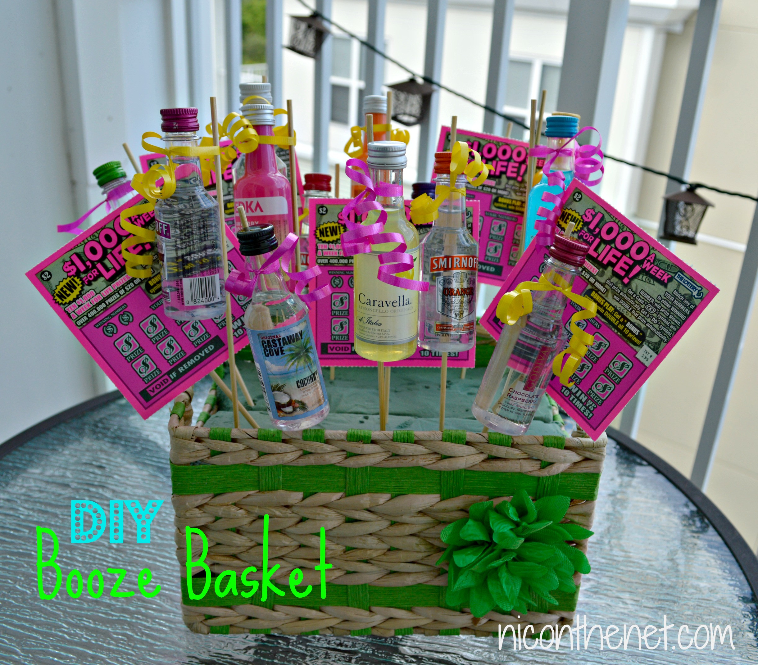 Gift Basket Ideas For Raffle
 Booze Basket – Nic The Net