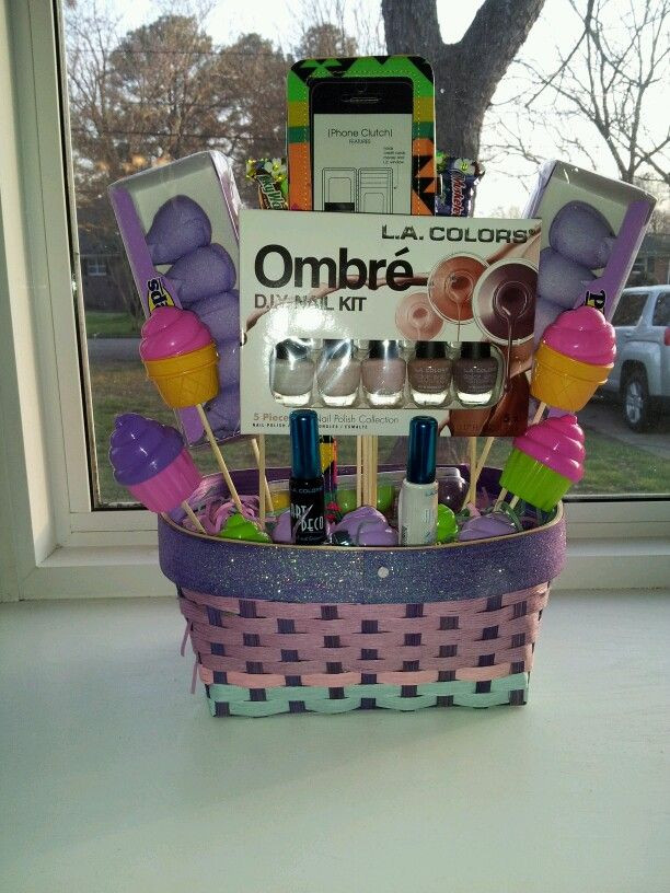 Best ideas about Gift Basket Ideas For Teenage Girls
. Save or Pin Custom made Easter basket for a teenager Now.