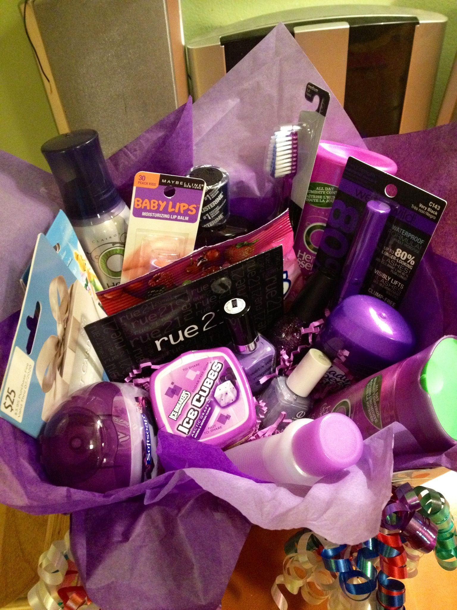 Gift Baskets Ideas For Girls
 Colorful t basket ideas Gift basket ideas