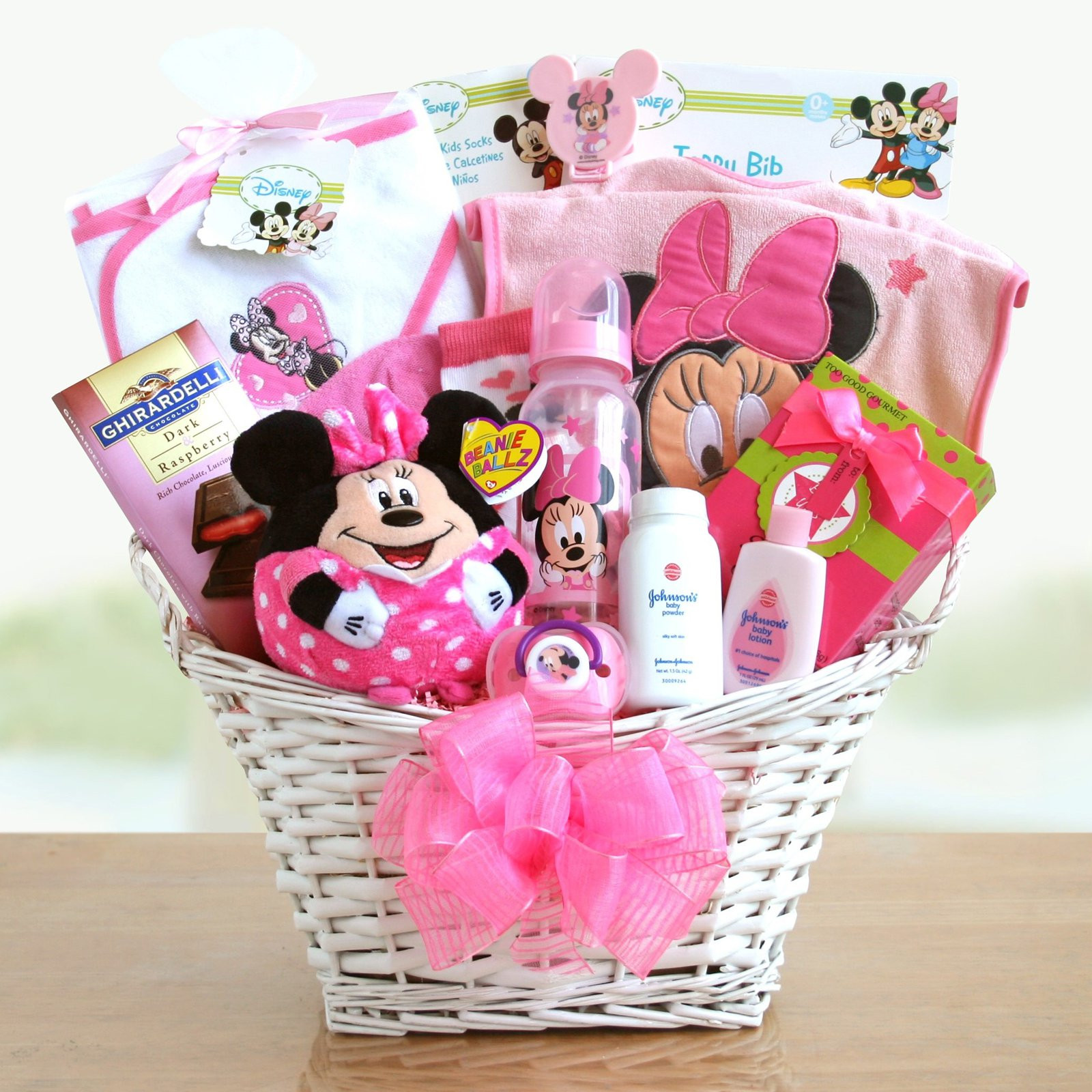 Gift Baskets Ideas For Girls
 Minnie Mouse Baby Girl Gift Basket Gift Baskets by