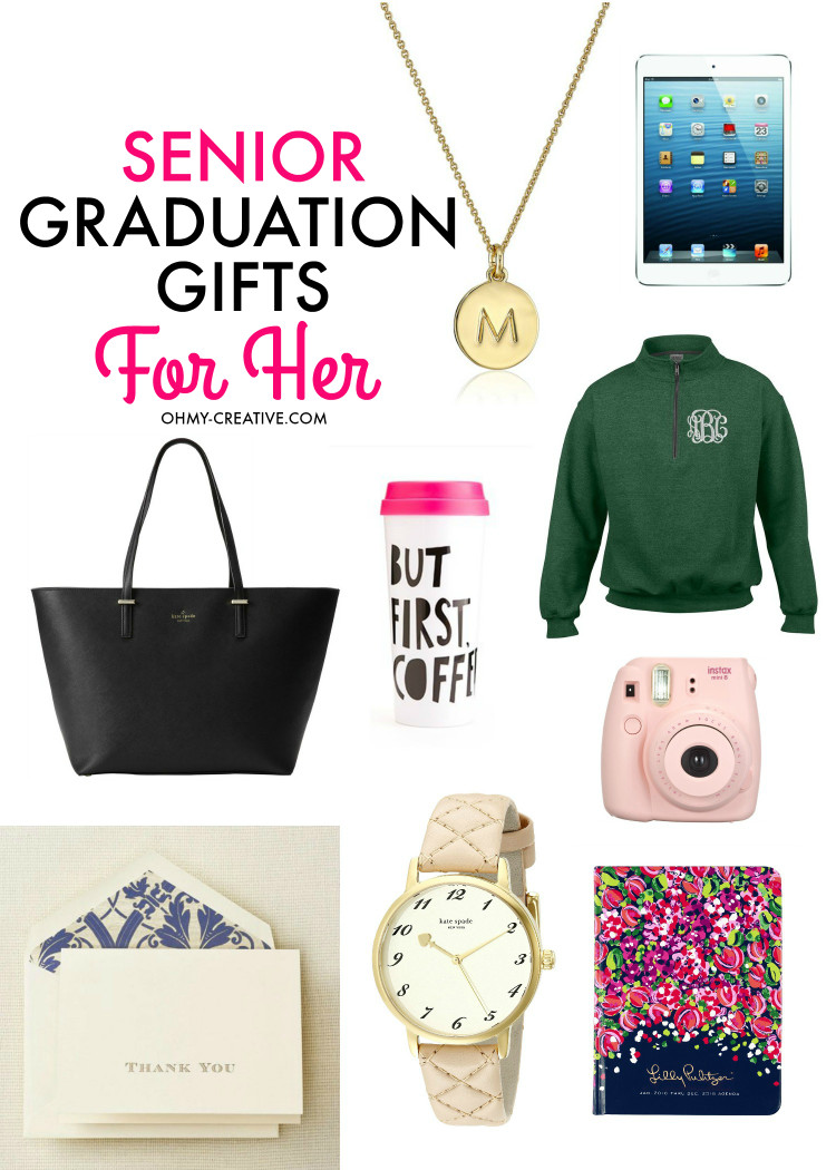 Gift Baskets Ideas For Her
 Senior Graduation Gifts for Her Oh My Creative