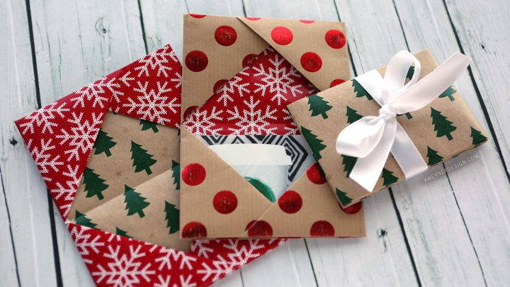 Gift Card Holder DIY
 Holiday Card Series 2016 – Day 5 DIY Gift Card Holder