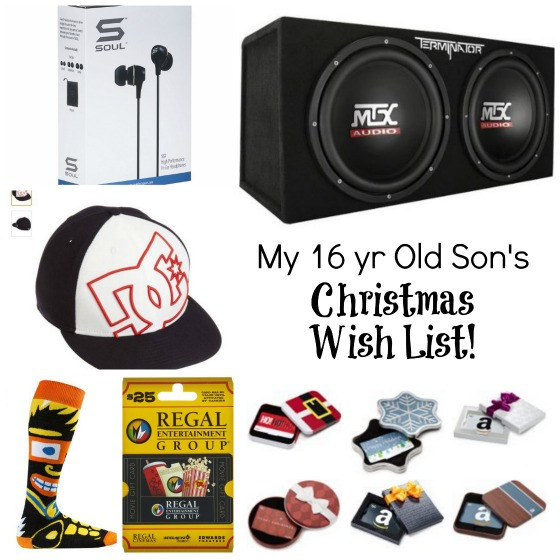 Gift Ideas For 16 Year Old Boys
 This is my 16 Year Old Son s Christmas List