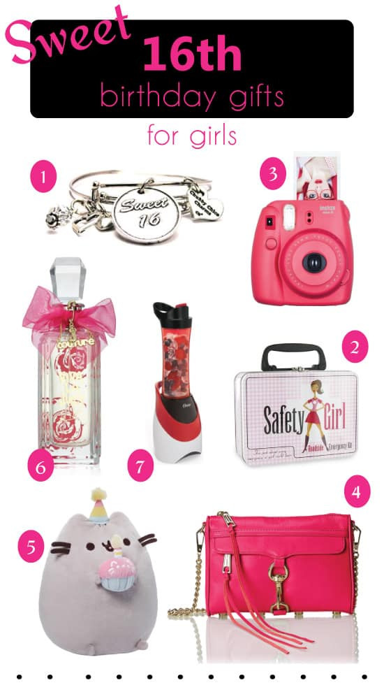 Gift Ideas For 16 Year Old Girls
 Birthday Gift Ideas for Teen Girls x Sweet 16 B Day Gifts