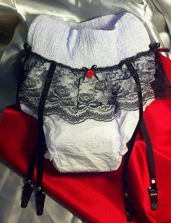 Best ideas about Gift Ideas For 65 Year Old Man
. Save or Pin Gag Gift Adult diaper with lace & garter straps Over the Now.