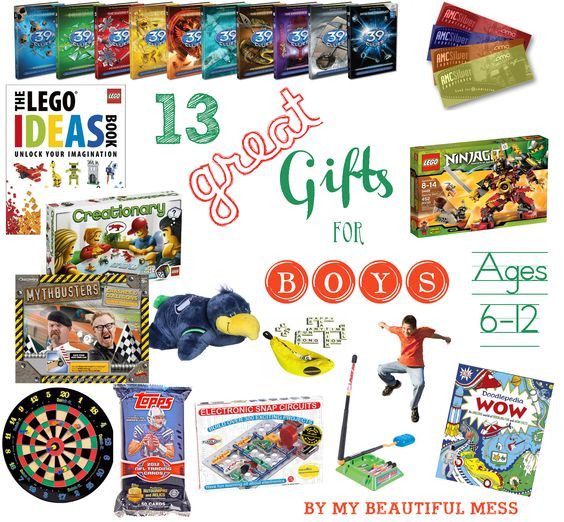 Gift Ideas For Boys Age 7
 13 Great Gift Ideas for Grade School Aged Boys ages 6 12