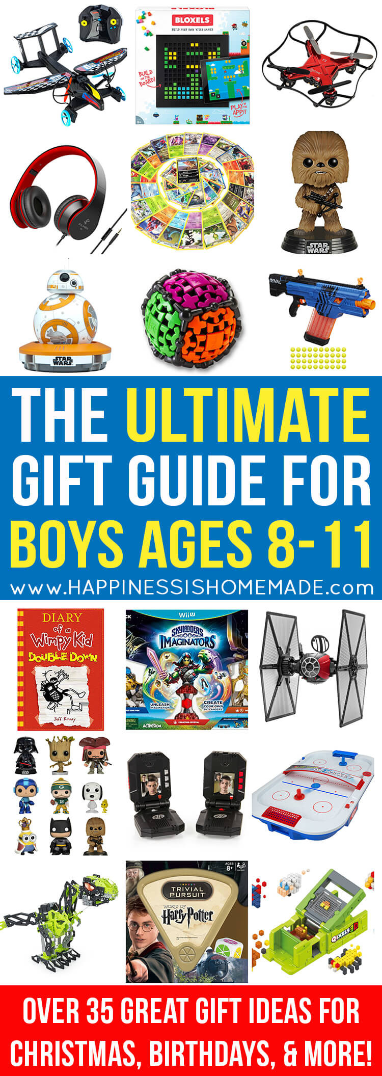 Best ideas about Gift Ideas For Boys Age 8
. Save or Pin The Best Gift Ideas for Boys Ages 8 11 Happiness is Homemade Now.