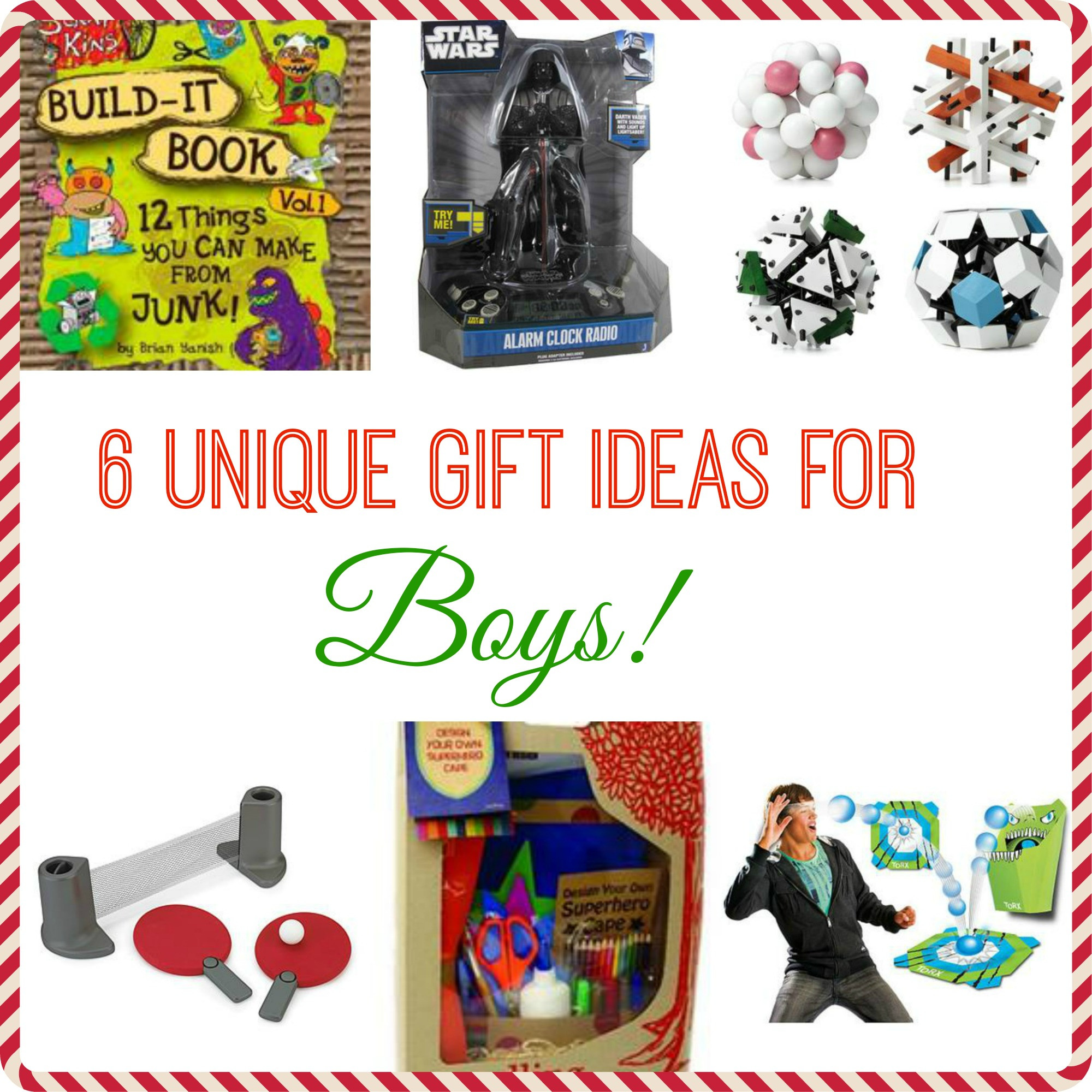 Gift Ideas For Boys
 6 Unique Gift Ideas for Boys