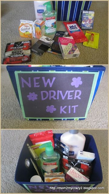 Gift Ideas For Brothers Girlfriend
 Sweet 16 Gift New Driver Kit for when my sister finally