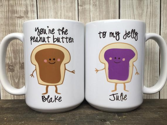Gift Ideas For Couples
 Couples Gift Mug Set for Couple Cute Gift Idea Engagement