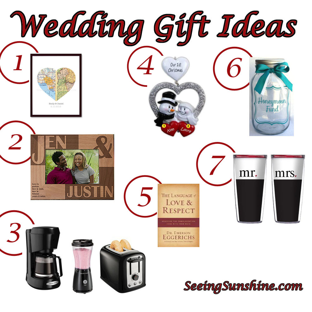 Gift Ideas For Couples
 Wedding Gift Ideas Seeing Sunshine